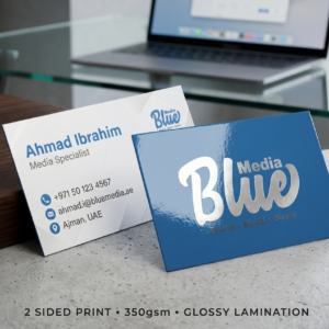Business Card - Normal - 2 Sided Print - 350gsm - Glossy Lamination